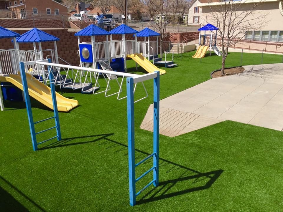 FallZone Synthetic Grass Playground Safety Surfacing