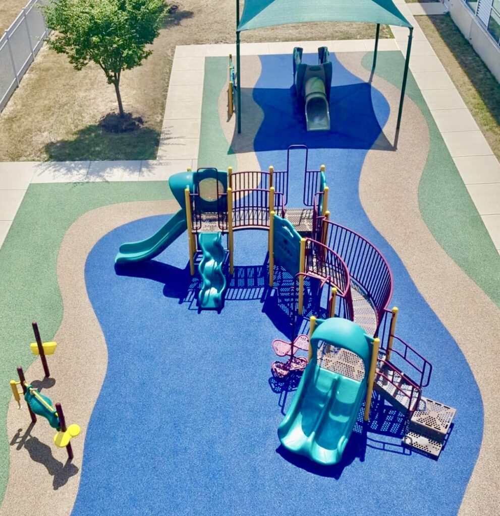 FallZone Poured-in-Place Rubber Playground Surfacing